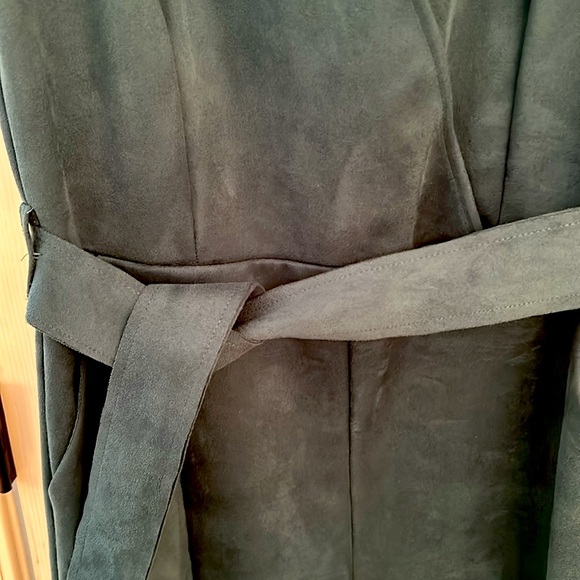 Suede Green Jumpsuit - Picture 4 of 9